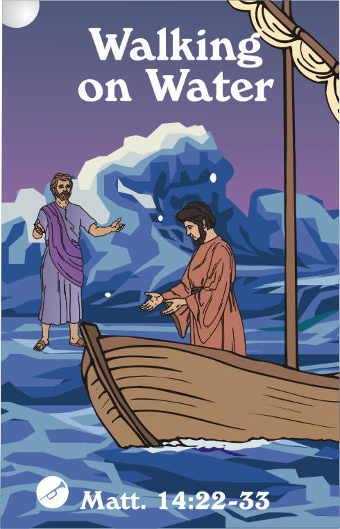 clip art jesus walking on water - photo #46