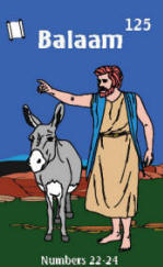 Balaam Bible Trading Card