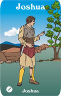 Joshua Bible card
