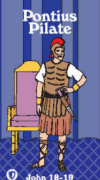 Pontius Pilate Bible card front