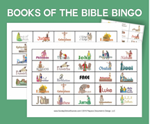 books of the bible bingo