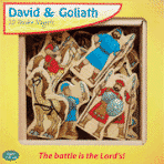 905757: David &amp; Goliath Wooden Magnet Set
